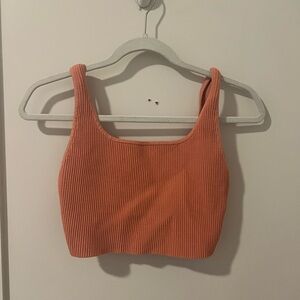 Aritzia babaton Ribbed Coral Tank Top